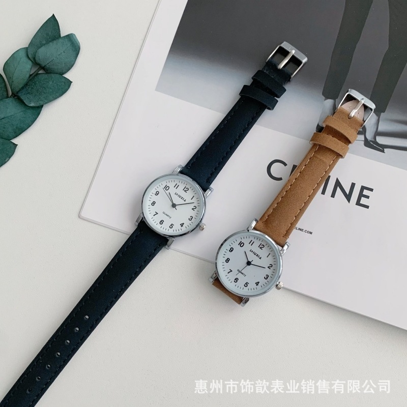 Watch for Female Students, Korean Version, Simple and Elegant, New Mori Style, Fresh and Versatile, Ins College Style, Suitable for Exams in Middle and High Schoo